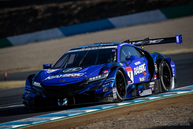 GT500クラス予選11位の#1 NSX(J.バトンは今回がSUPER GTでのラストラン)。
