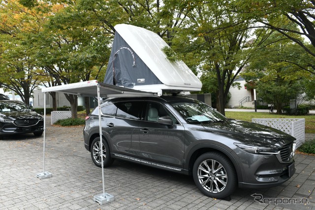 マツダCX-8犬用用品装着車(東京モーターショー2019)