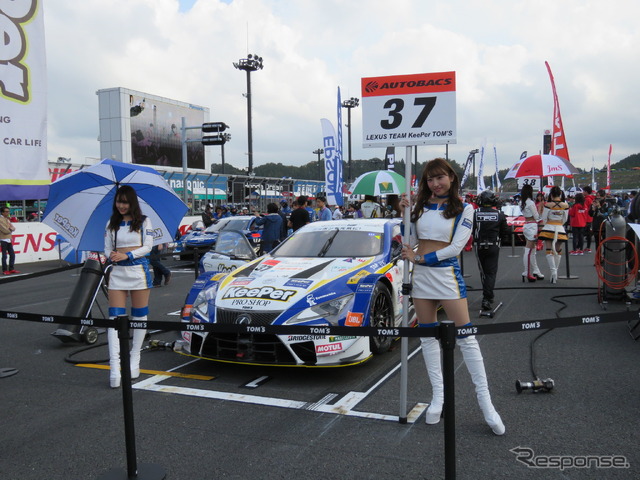 最終戦優勝の#37 LC500。