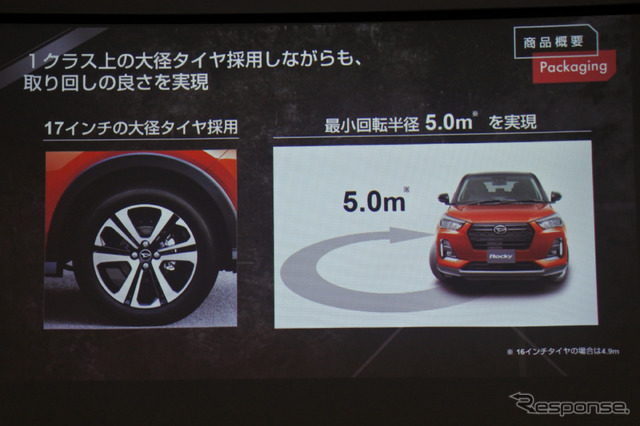 ダイハツ・ロッキー(赤)/トヨタ・ライズ(青)報道発表会