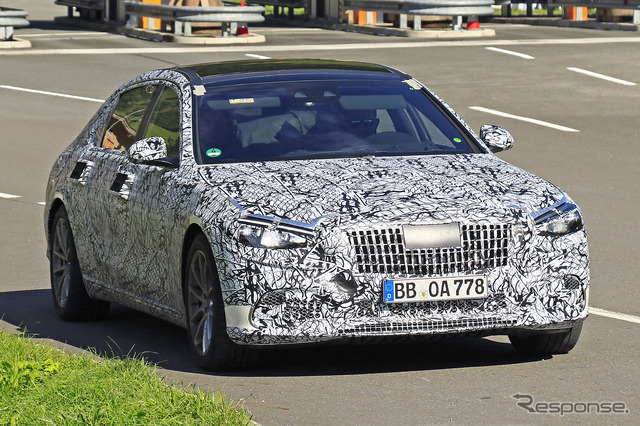 メルセデス マイバッハSクラス 新型プロトタイプ(スクープ写真)