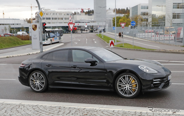 ポルシェ パナメーラ 改良新型プロトタイプ(スクープ写真)