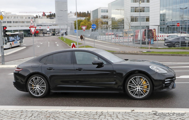 ポルシェ パナメーラ 改良新型プロトタイプ(スクープ写真)