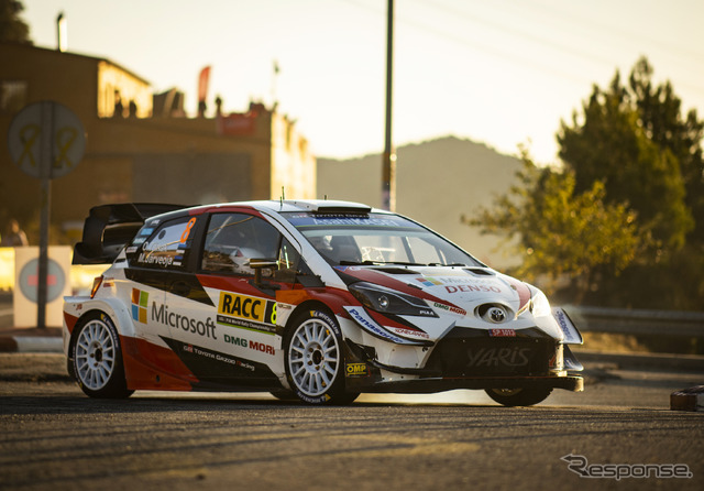 2019年シーズンの「トヨタ・ヤリスWRC」。