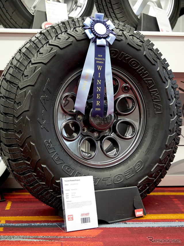 「Best New Tire Winner」を受賞した「GEOLANDAR X-AT」