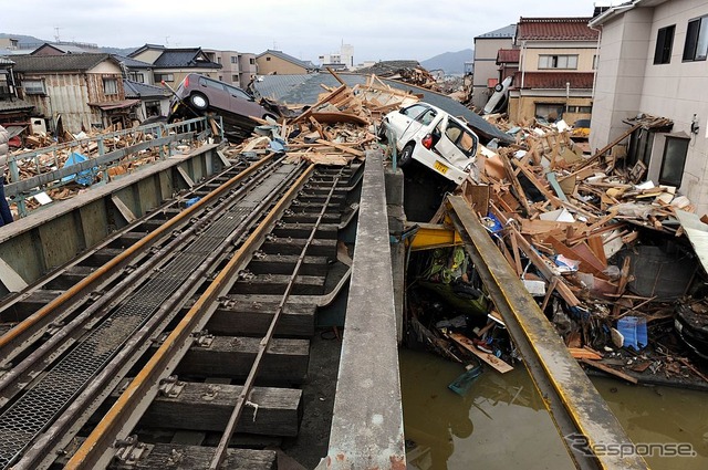 気仙沼市内（2011年3月21日）