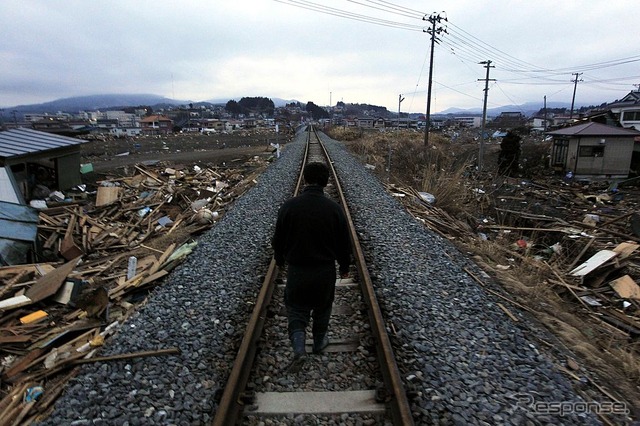 気仙沼市内（2011年3月21日）