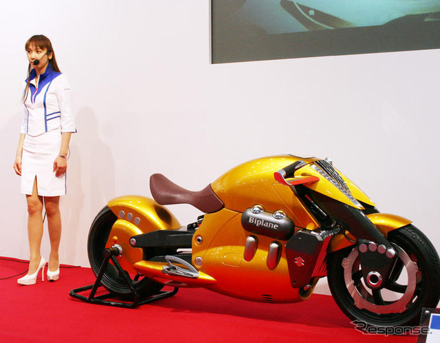 【東京モーターサイクルショー08】スズキ…参考出品車2台と鈴鹿8耐マシン