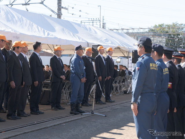 北多摩西部消防署警防課長 中村学氏。