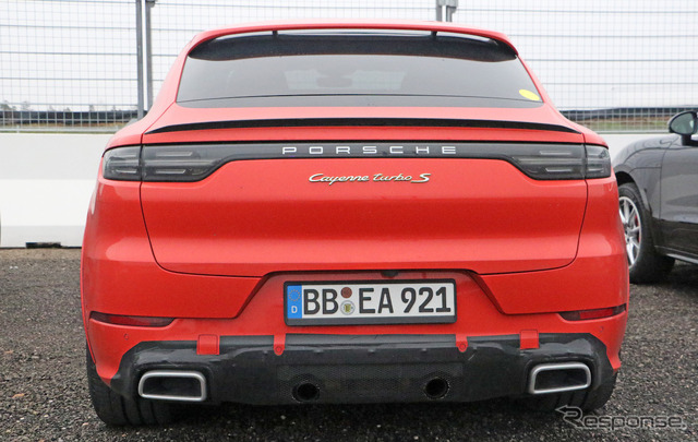 ポルシェ カイエンクーペ「GT」プロトタイプ車両（スクープ写真）