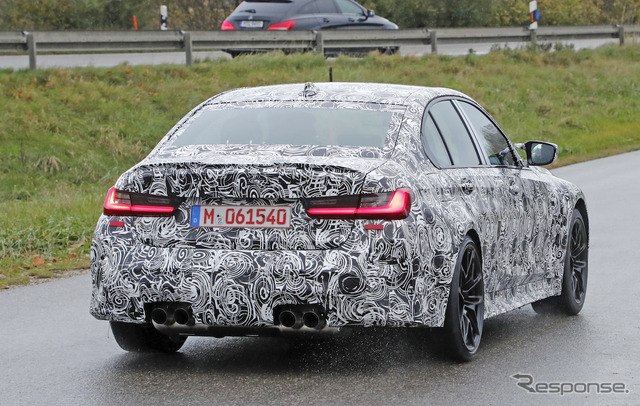 BMW M3セダン 次期型プロトタイプ(スクープ写真)