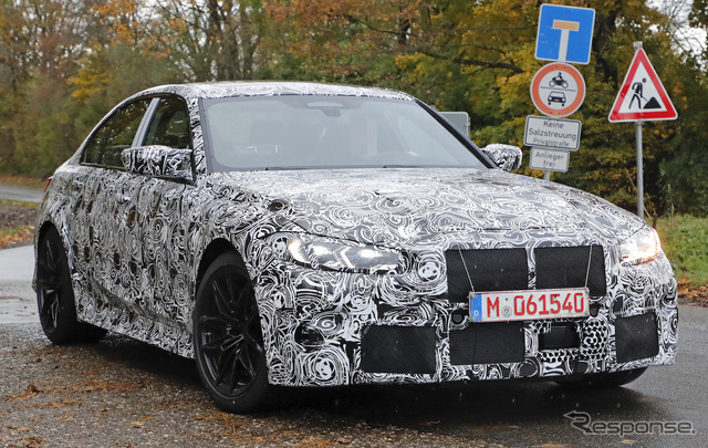 BMW M3セダン 次期型プロトタイプ(スクープ写真)