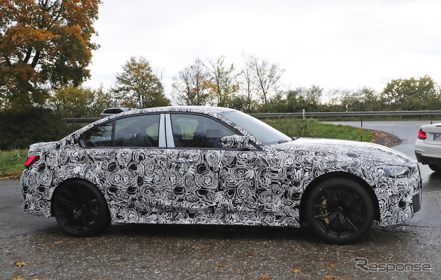 BMW M3セダン 次期型プロトタイプ(スクープ写真)