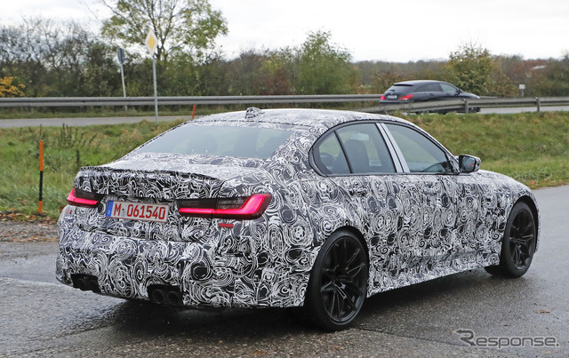 BMW M3セダン 次期型プロトタイプ(スクープ写真)