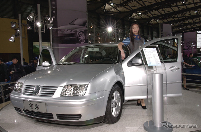 【上海ショー2001】VW『ボーラ』ショー初登場