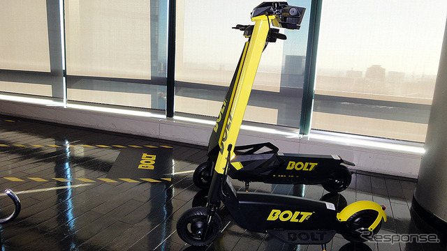 BOLT Mobility 電動キックボード 日本上陸発表(2019年11月16日 都内)