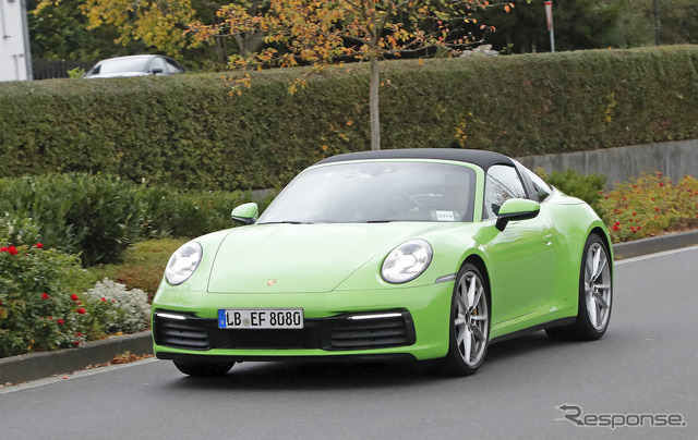 ポルシェ 911タルガ 開発車両（スクープ写真）