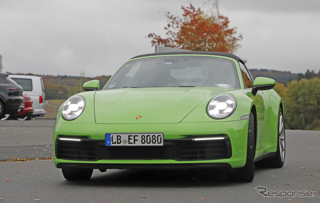 ポルシェ 911タルガ 開発車両(スクープ写真)