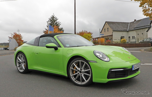 ポルシェ 911タルガ 開発車両(スクープ写真)