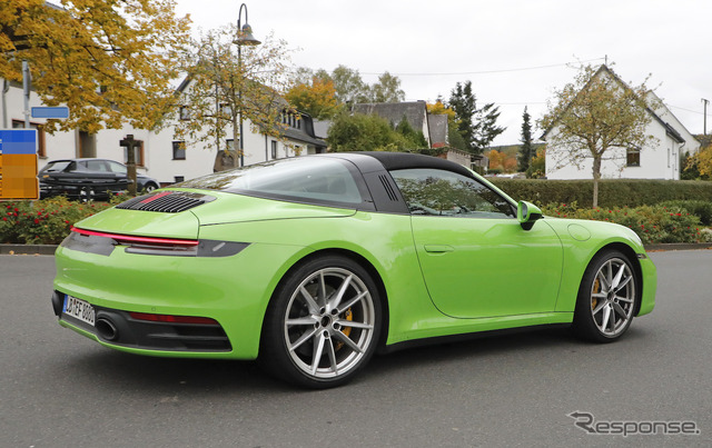 ポルシェ 911タルガ 開発車両(スクープ写真)