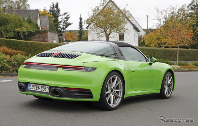 ポルシェ 911タルガ 開発車両(スクープ写真)