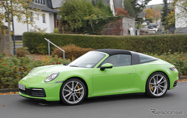 ポルシェ 911タルガ 開発車両(スクープ写真)