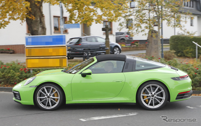 ポルシェ 911タルガ 開発車両(スクープ写真)