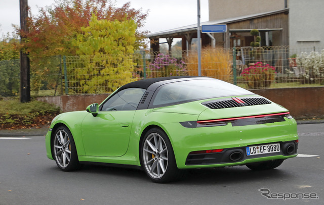 ポルシェ 911タルガ 開発車両(スクープ写真)