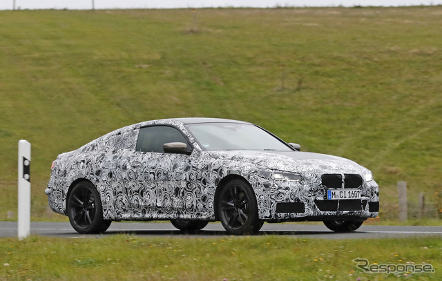 BMW 4シリーズクーペ 次期型プロトタイプ(スクープ写真)