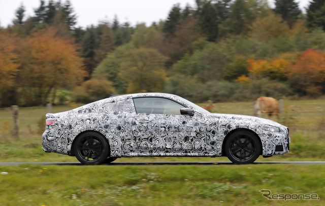 BMW 4シリーズクーペ 次期型プロトタイプ(スクープ写真)