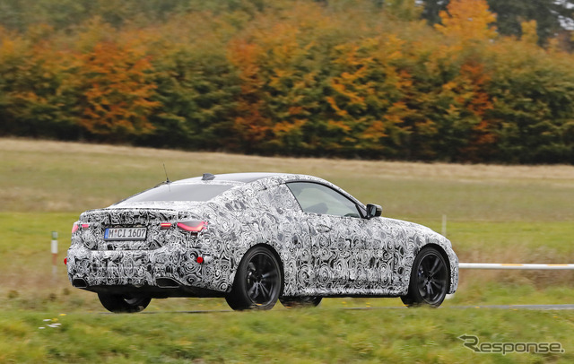 BMW 4シリーズクーペ 次期型プロトタイプ(スクープ写真)