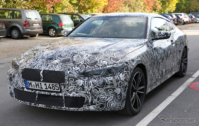 BMW 4シリーズクーペ 次期型プロトタイプ(スクープ写真)