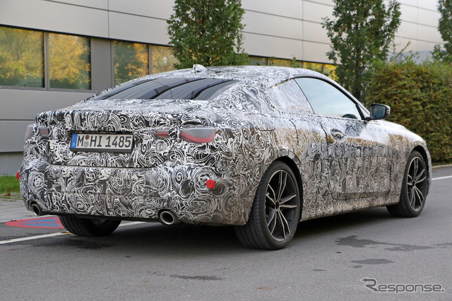 BMW 4シリーズクーペ 次期型プロトタイプ(スクープ写真)