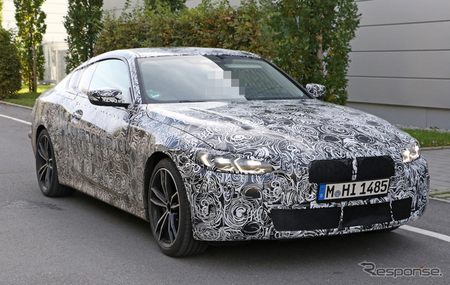BMW 4シリーズクーペ 次期型プロトタイプ(スクープ写真)