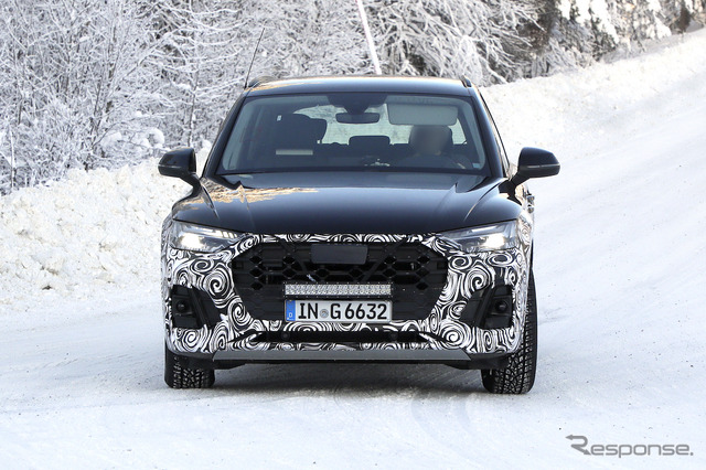 アウディ Q5 改良新型プロトタイプ(スクープ写真)