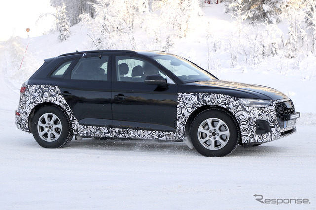 アウディ Q5 改良新型プロトタイプ(スクープ写真)