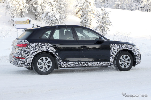 アウディ Q5 改良新型プロトタイプ(スクープ写真)