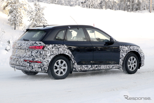 アウディ Q5 改良新型プロトタイプ(スクープ写真)