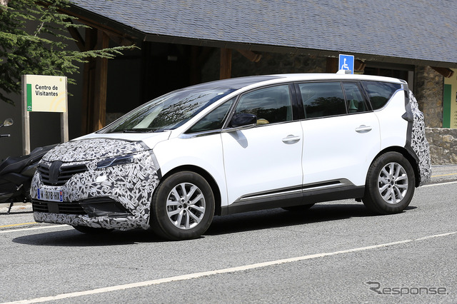 ルノー エスパス 改良新型プロトタイプ(スクープ写真)