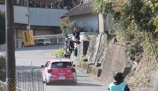竹岡圭さん、WRC参戦を決意!前哨戦セントラルラリーでも熱い走り(動画スクリーンショット)