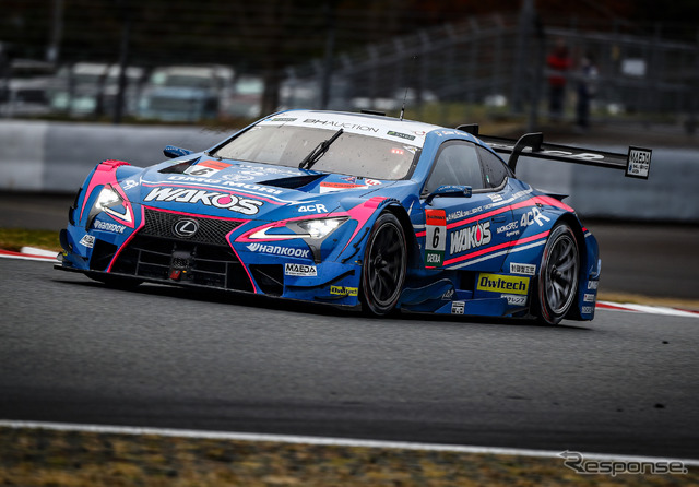 決勝4位の#6 レクサスLC500(山下健太)。