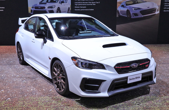 スバル WRX STI シリーズホワイト(ロサンゼルスモーターショー2019)