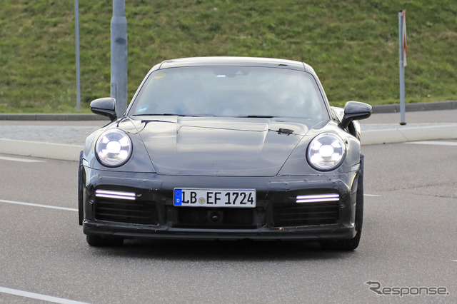 ポルシェ 911 ターボS 開発車両 スクープ写真