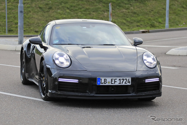 ポルシェ 911 ターボS 開発車両 スクープ写真