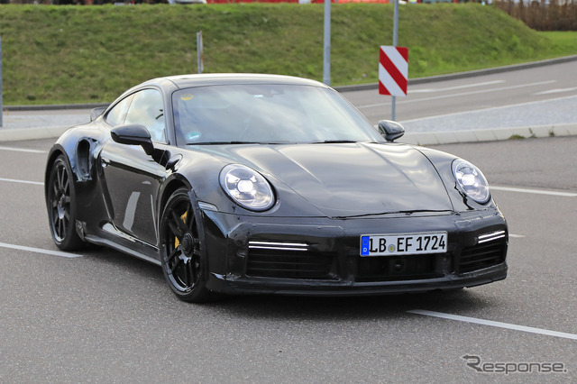 ポルシェ 911 ターボS 開発車両 スクープ写真