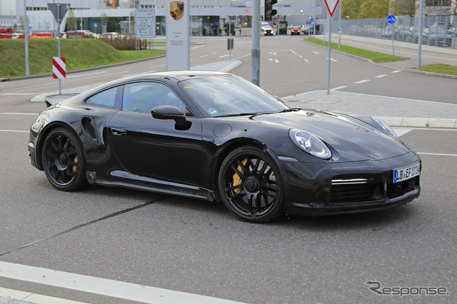 ポルシェ 911 ターボS 開発車両 スクープ写真