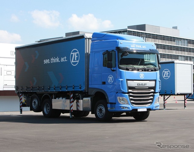 ZFの電動パワートレインを搭載した大型トラック(参考画像)