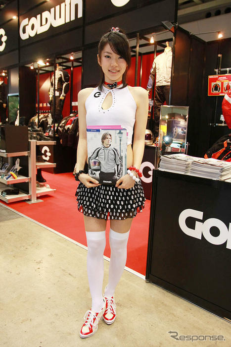 【東京モーターサイクルショー08】コンパニオン写真蔵…ゴールドウィン