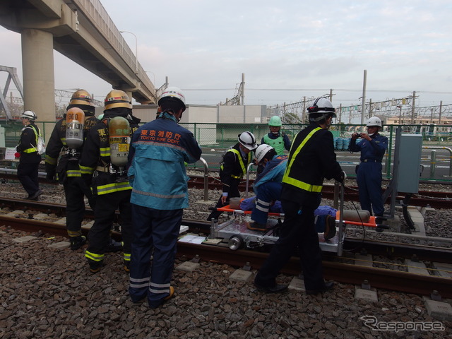 車内重症者の搬送