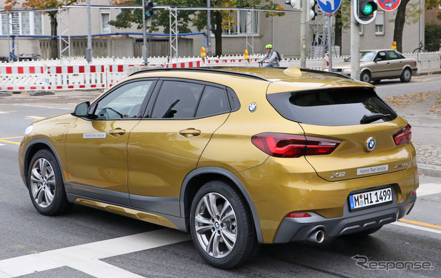 BMW X2 xDrive 25e 開発車両スクープ写真